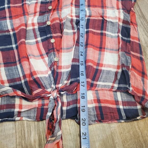 Universal thread xs women's button down short sleeve top - Picture 4 of 7